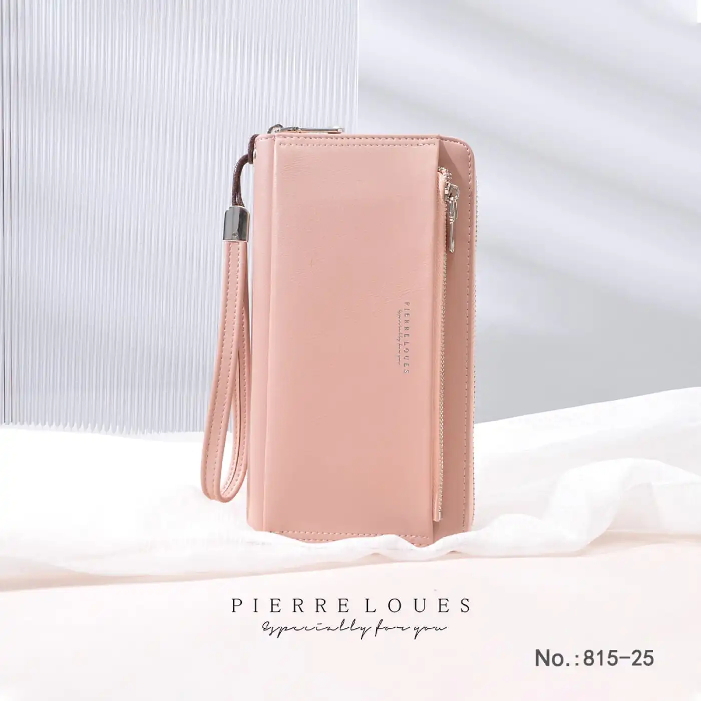Γυναικείο πορτοφόλι Pierre Loues 815-25 ρόζ Γυναικείο πορτοφόλι Pierre Loues 815-25 ρόζ