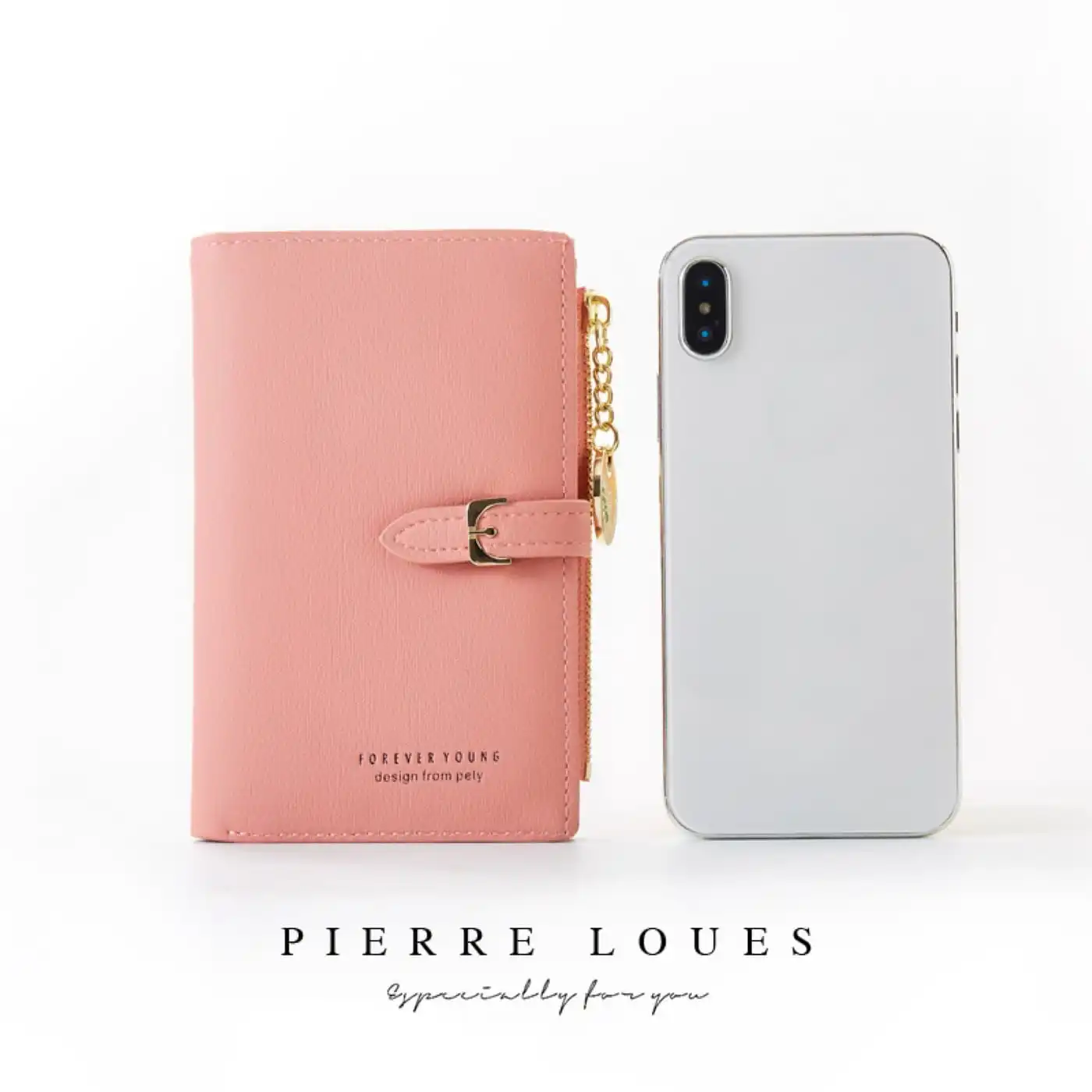 Γυναικείο πορτοφόλι Pierre Loues 821-4-2 μαύρο