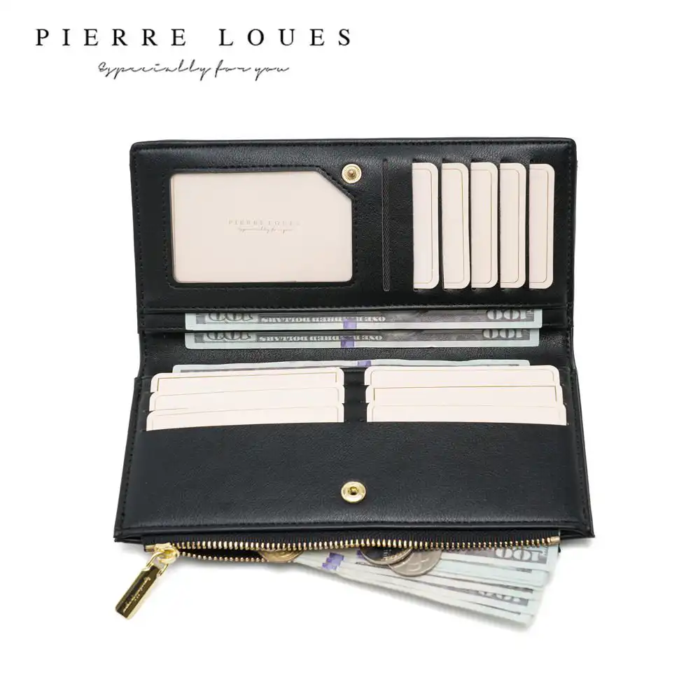 Πορτοφόλι Γυναικείο Μεγάλο Pierre Loues PL821-78-1 μαύρο