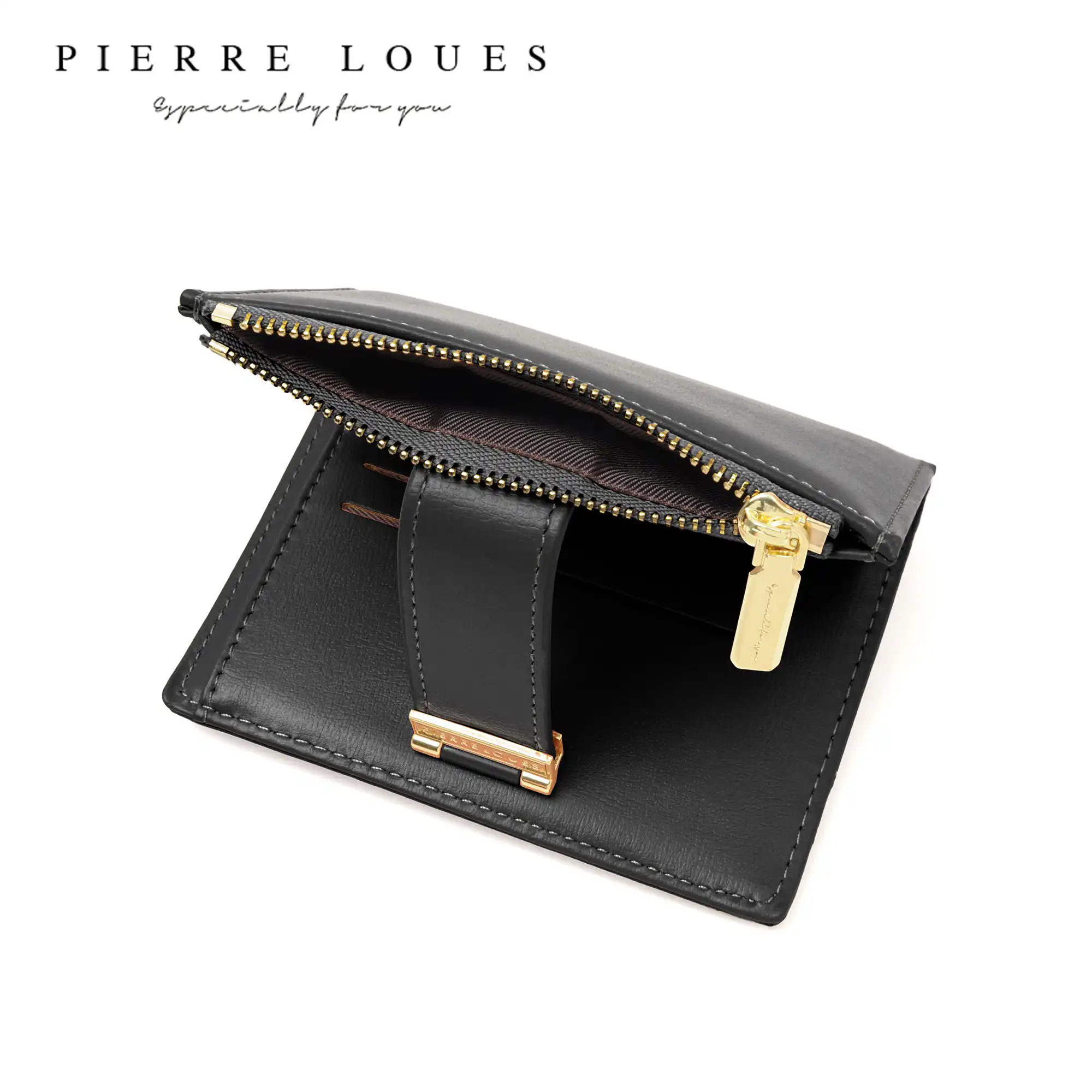 Πορτοφόλι Γυναικείο Μικρό Pierre Loues PL821-79-B49 μαύρο