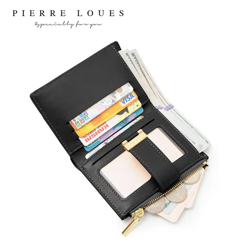 Πορτοφόλι Γυναικείο Μικρό Pierre Loues PL821-79-B49 μαύρο