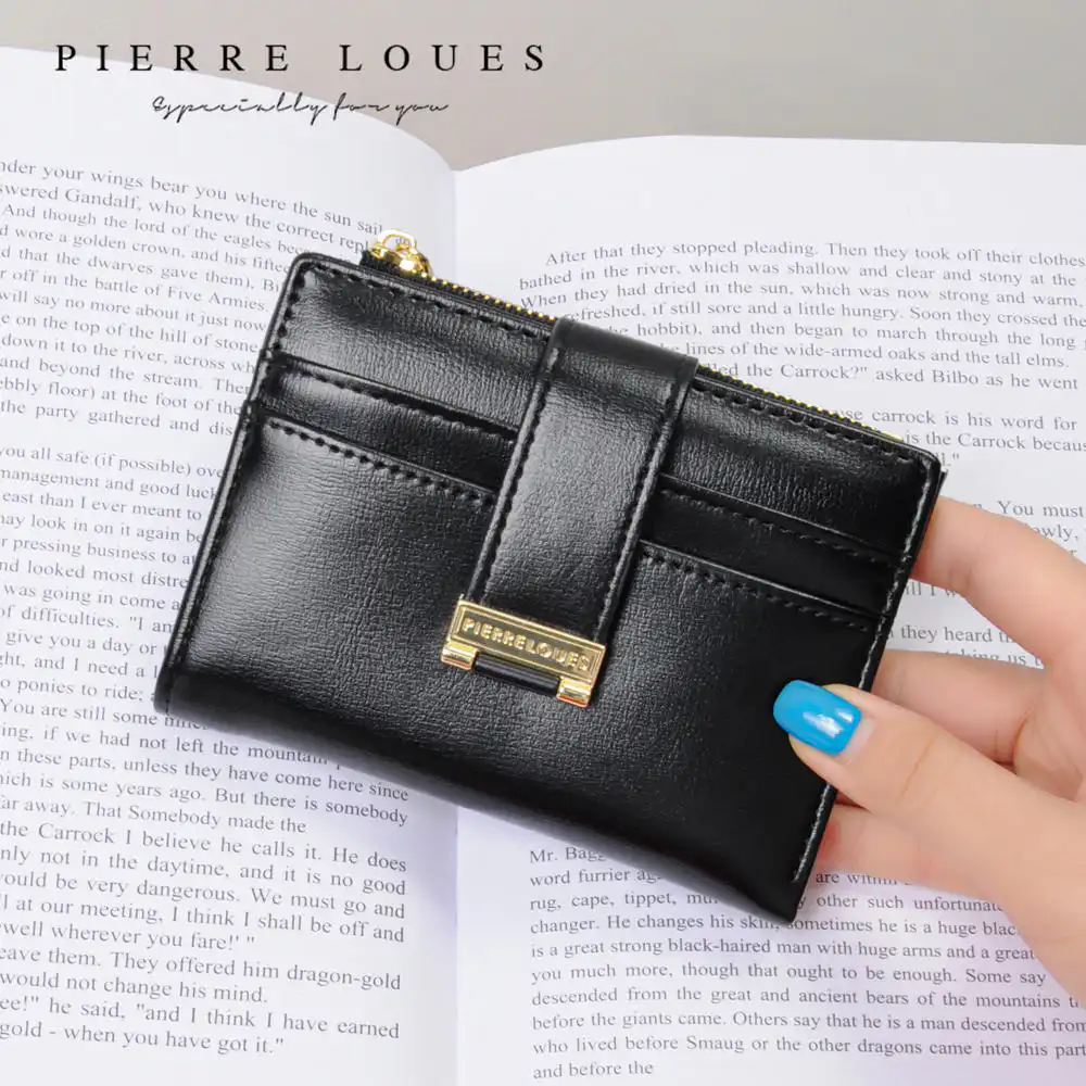 Πορτοφόλι Γυναικείο Μικρό Pierre Loues PL821-79-B49 μαύρο