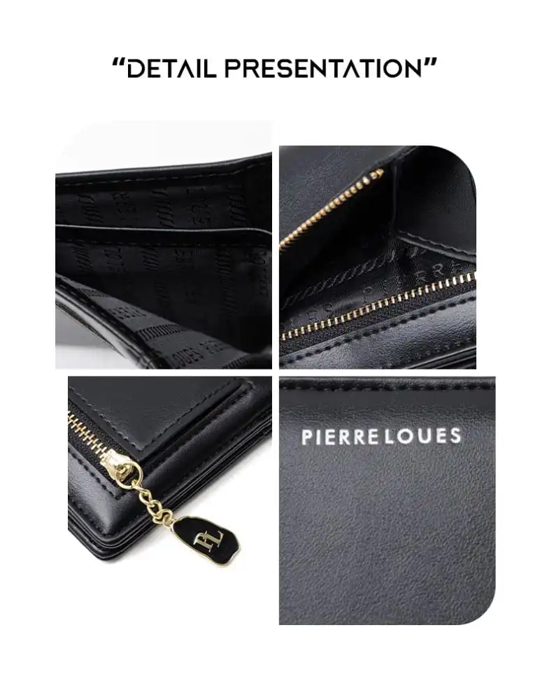 Γυναικείo πορτοφόλι Pierre Loues PL822-31 μαύρο
