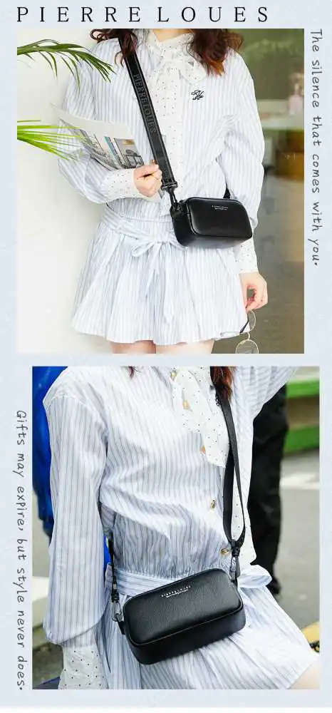 Γυναικεία Τσάντα Χιαστί Pierre Loues 827-92 μαύρο Γυναικεία Τσάντα Χιαστί Pierre Loues 827-92 μαύρο