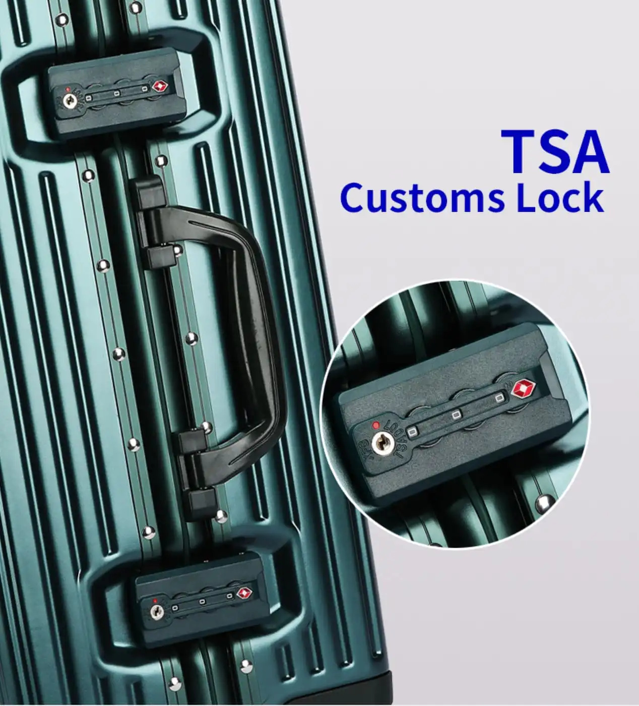 Βαλίτσα trolley case καμπίνας Bopai 833-853203 πράσινο