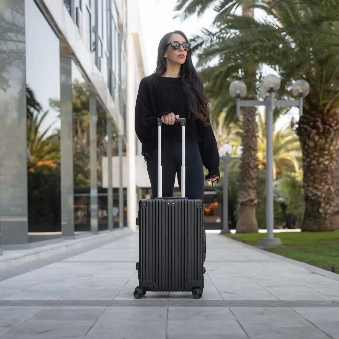 Βαλίτσα trolley case καμπίνας Bopai 833-853201 μαύρο