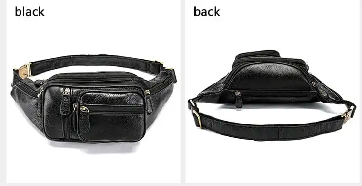 Δερμάτινο τσαντάκι μέσης Cardinal 8336 black Δερμάτινο τσαντάκι μέσης Cardinal 8336 black