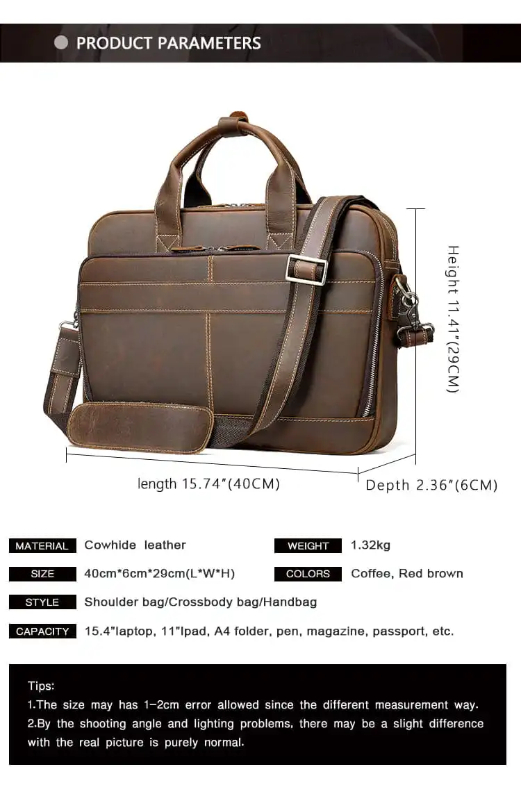 Δερμάτινος χαρτοφύλακας Cardinal 8368 coffee