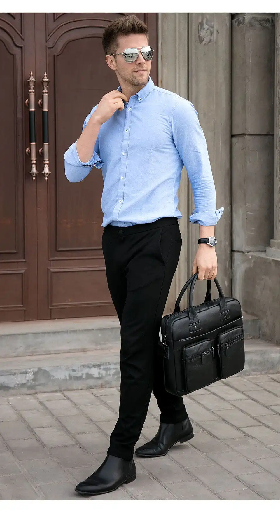 Δερμάτινος χαρτοφύλακας Cardinal 8380 μαύρο Δερμάτινος χαρτοφύλακας Cardinal 8380 μαύρο