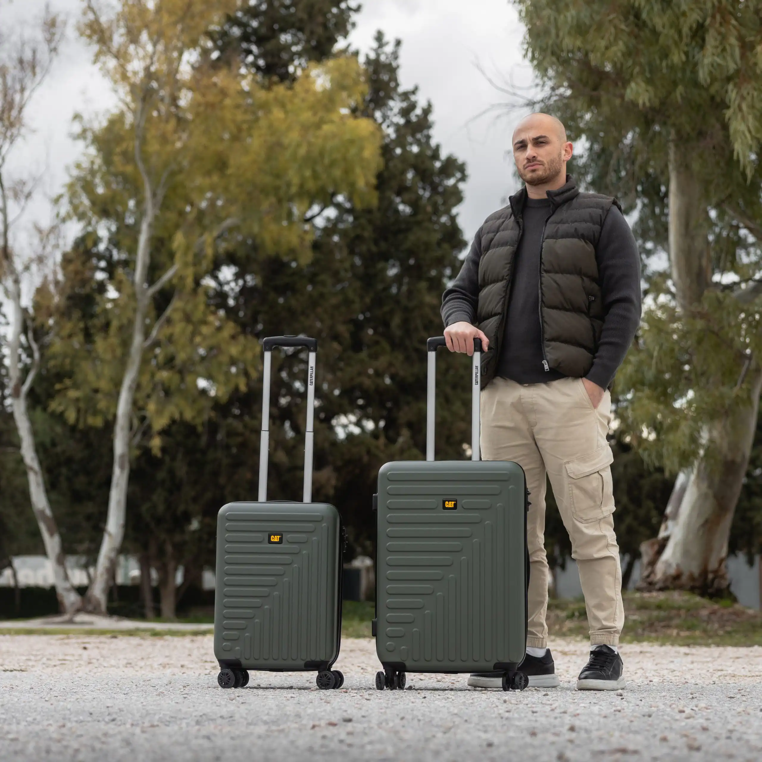 Βαλίτσες σετ καμπίνας μεσαία Caterpillar Rockford 84683-551