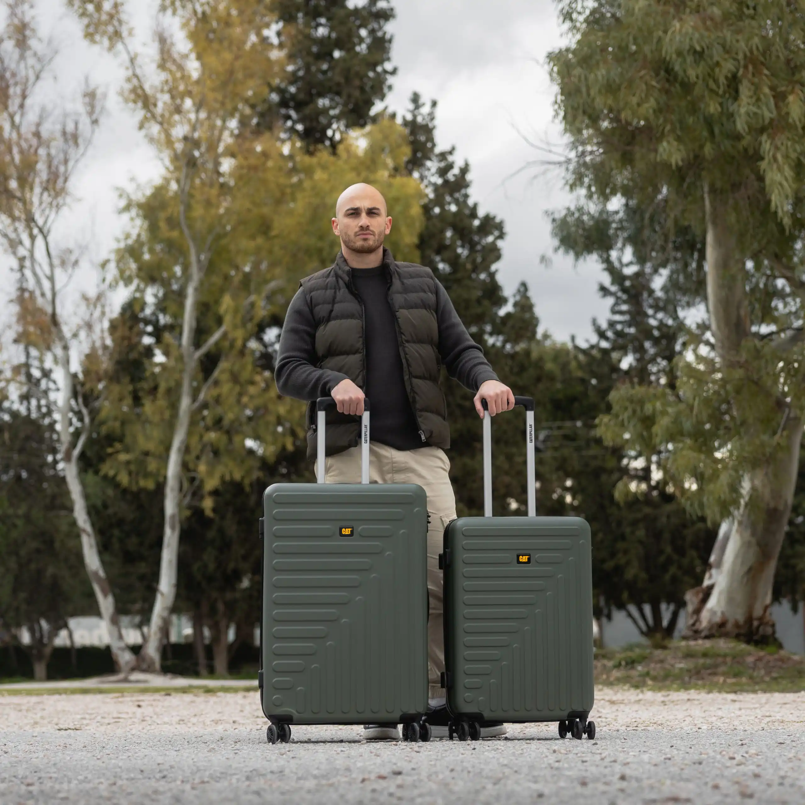 Βαλίτσες σετ μεσαία μεγάλη Caterpillar Rockford 84683-551