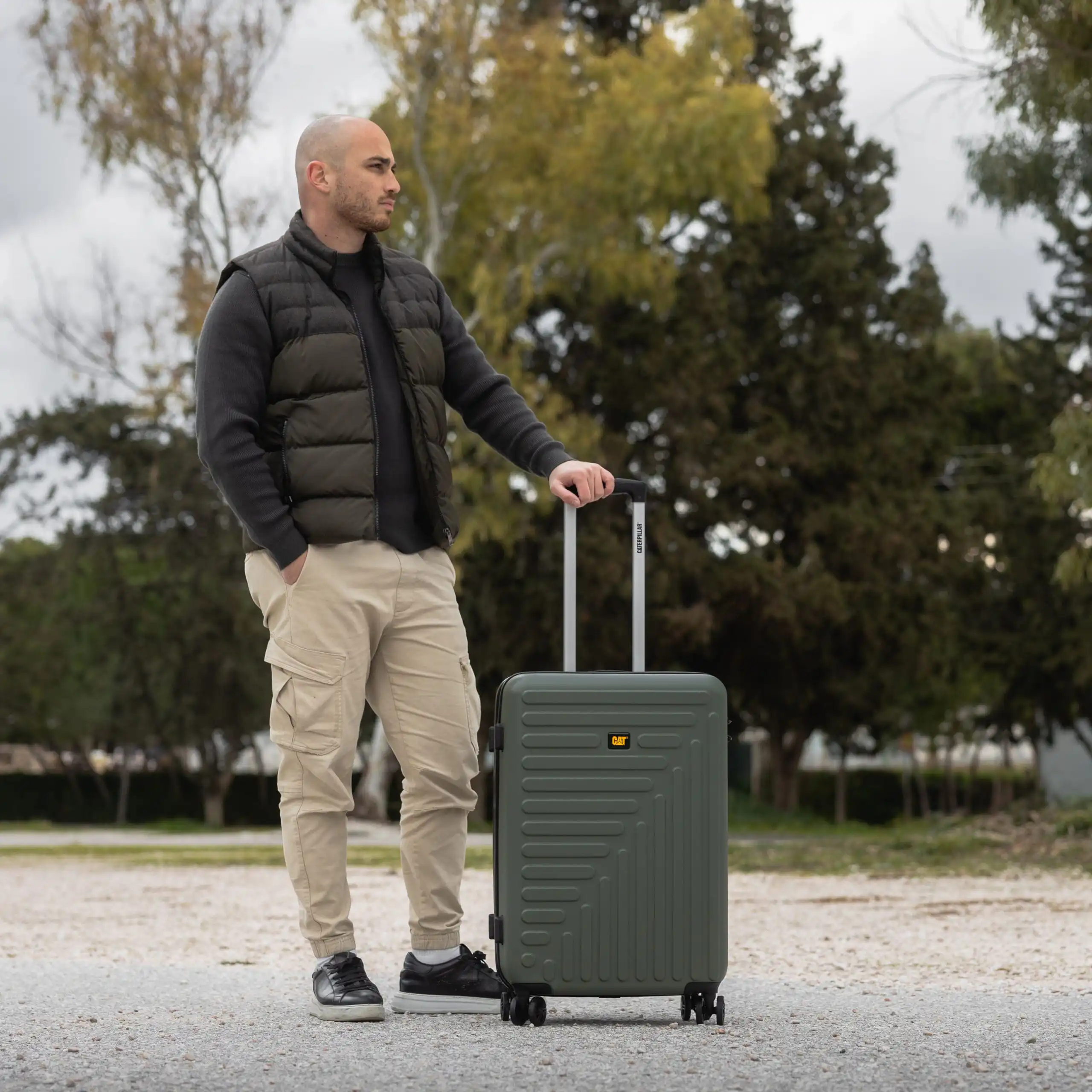 Βαλίτσα Μεσαία Σκληρή Caterpillar Rockford 84683-551/60