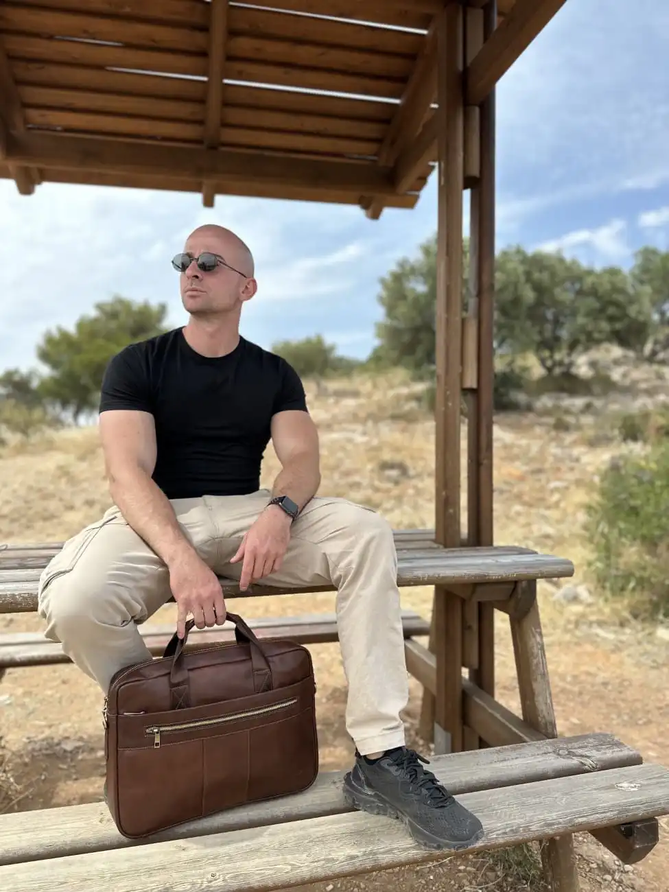 Δερμάτινος χαρτοφύλακας Cardinal 8523 καφέ Δερμάτινος χαρτοφύλακας Cardinal 8523 καφέ