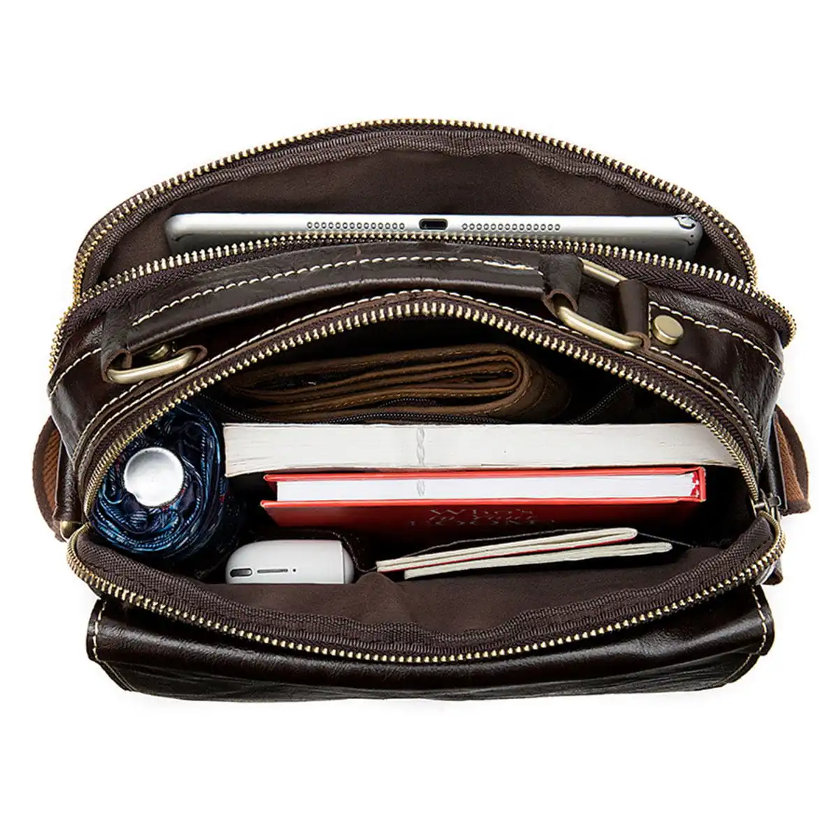 Δερμάτινο τσαντάκι ώμου Cardinal 8605 σκούρο καφέ Δερμάτινο τσαντάκι ώμου Cardinal 8605 σκούρο καφέ