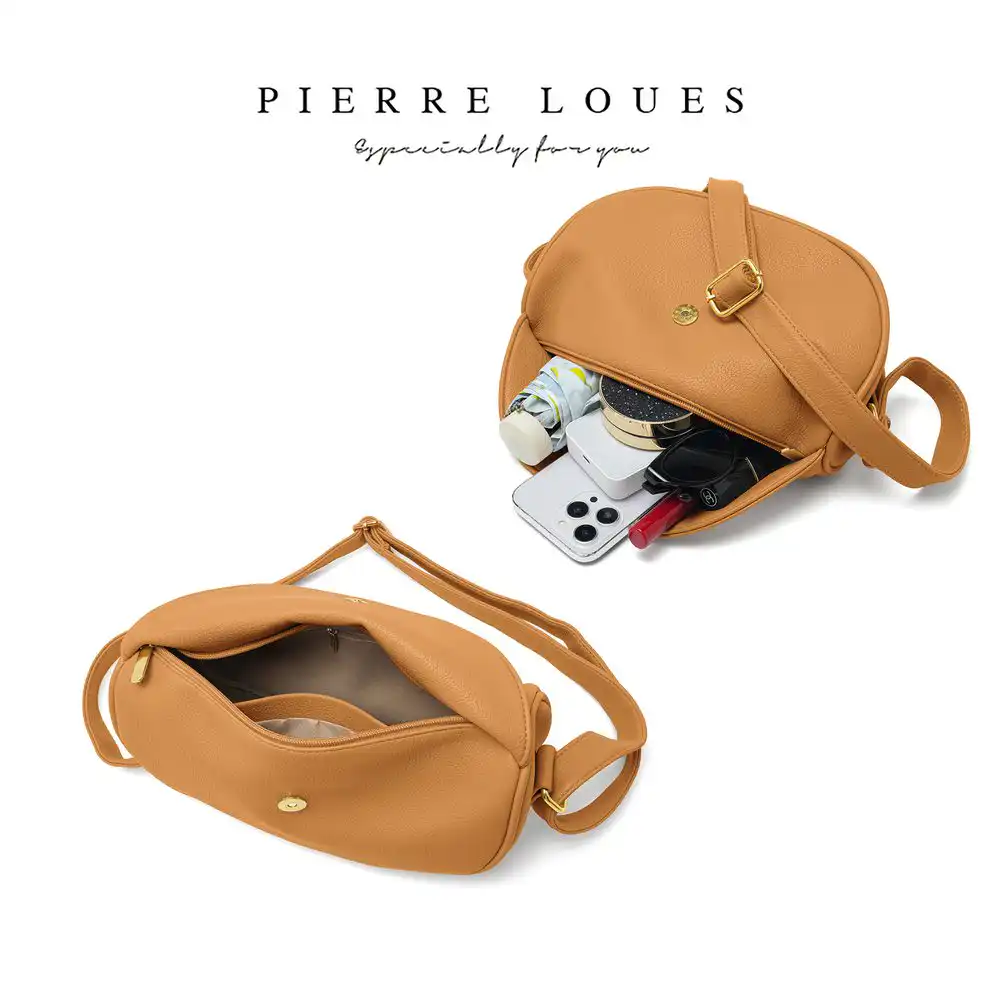 Τσάντα Γυναικεία Χιαστί Χιαστί Pierre Loues PL868-67 καφε