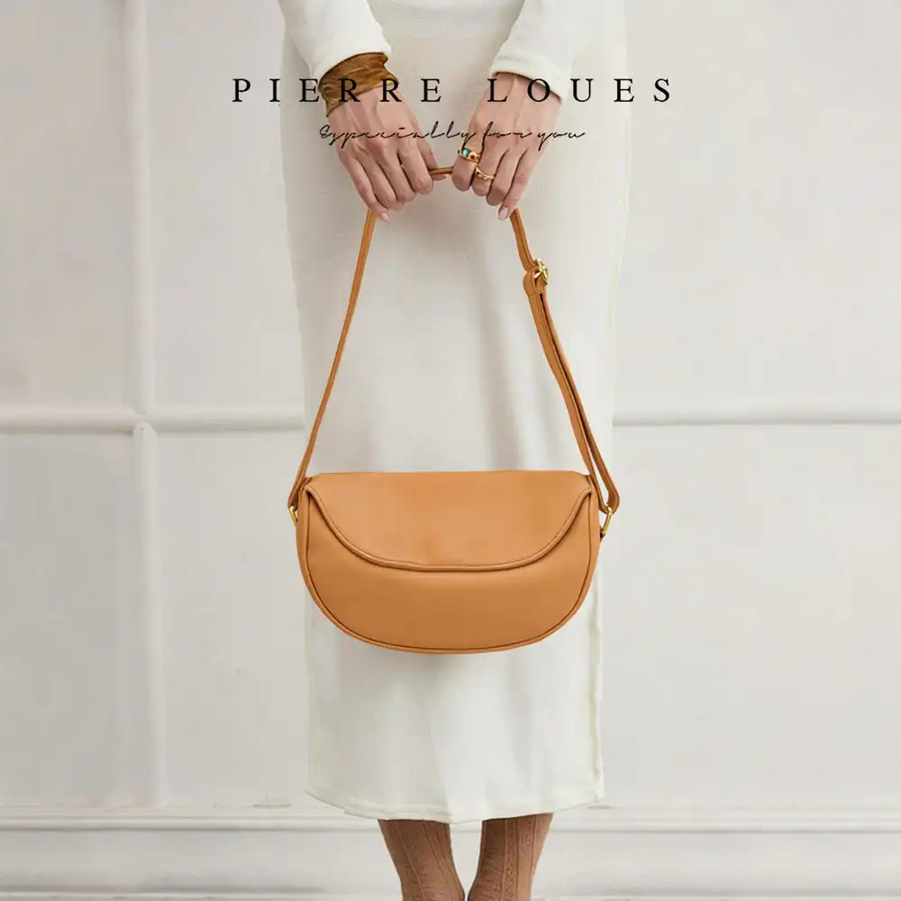 Τσάντα Γυναικεία Χιαστί Χιαστί Pierre Loues PL868-67 καφε