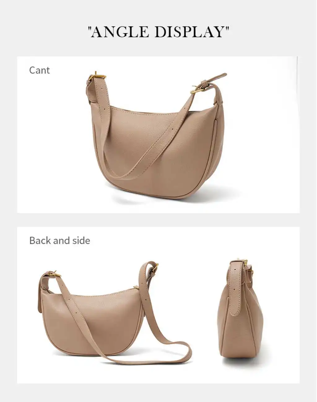 Γυναικεία Τσάντα Xειρός Χιαστί Pierre Loues PL868-70 μπεζ