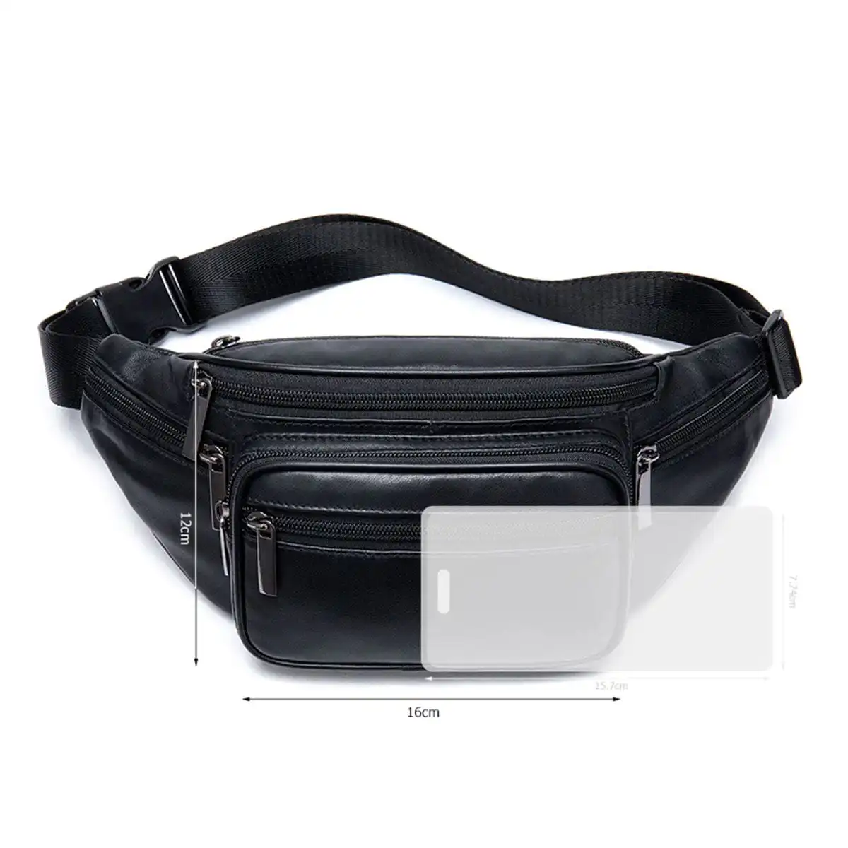 Δερμάτινο τσαντάκι μέσης Cardinal 8879 μαύρο Δερμάτινο τσαντάκι μέσης Cardinal 8879 μαύρο