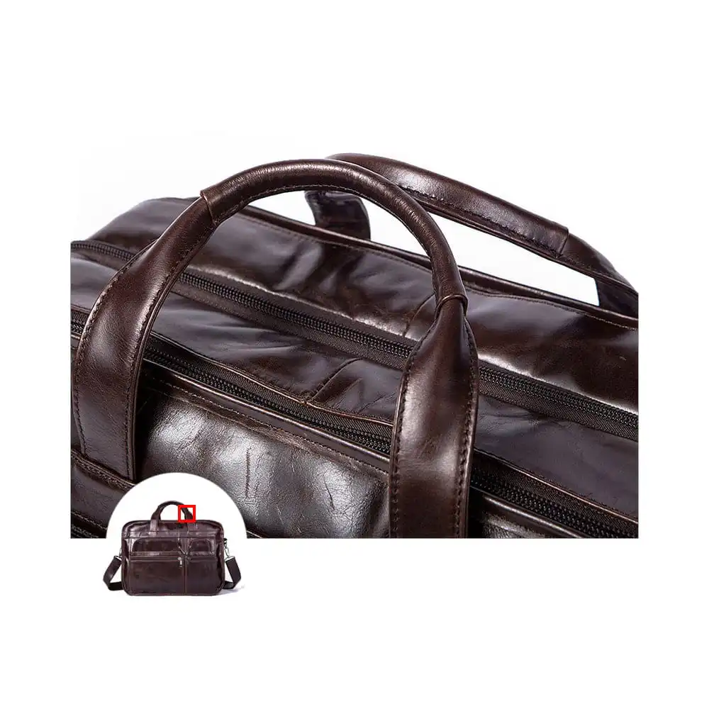 Δερμάτινος χαρτοφύλακας Cardinal 8893 καφέ