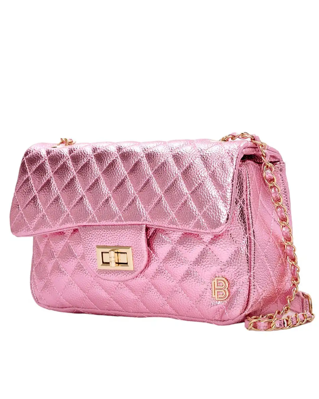 Τσάντα ώμου με αλυσίδα SW8902 – Ρόζ