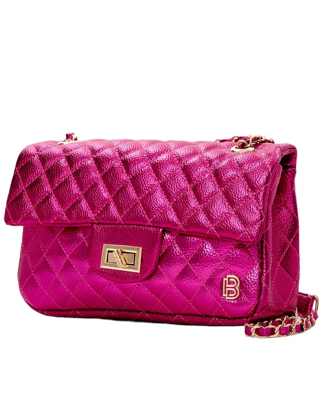 Τσάντα ώμου με αλυσίδα SW8902 – Φούξ