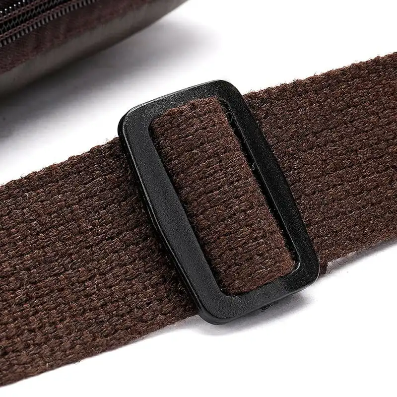 Δερμάτινο τσαντάκι μέσης καφέ Cardinal 8977 καφέ