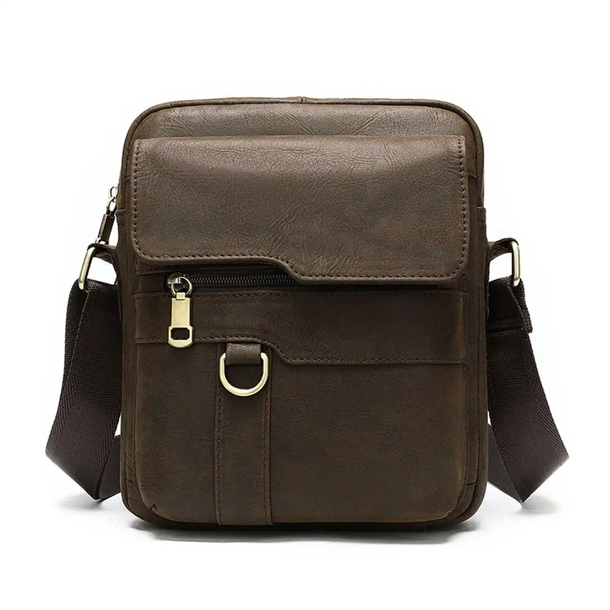 Δερμάτινο τσαντάκι ώμου Cardinal 8980 σκούρο καφέ Δερμάτινο τσαντάκι ώμου Cardinal 8980 σκούρο καφέ