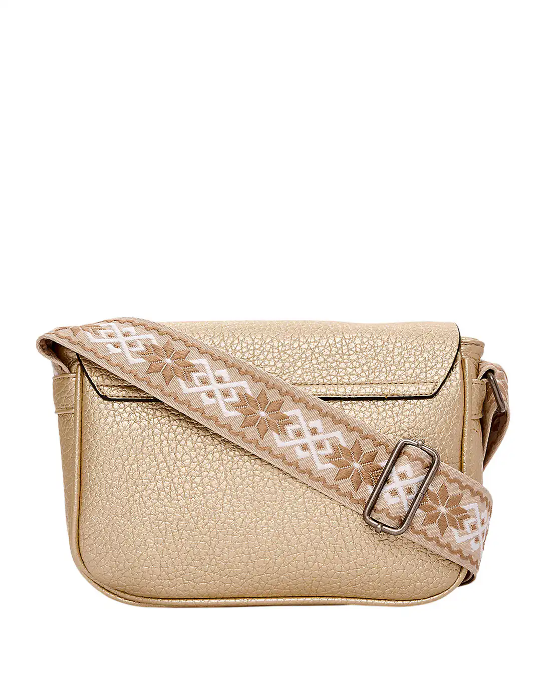 Τσάντα χιαστή W-6225 - Χρυσό