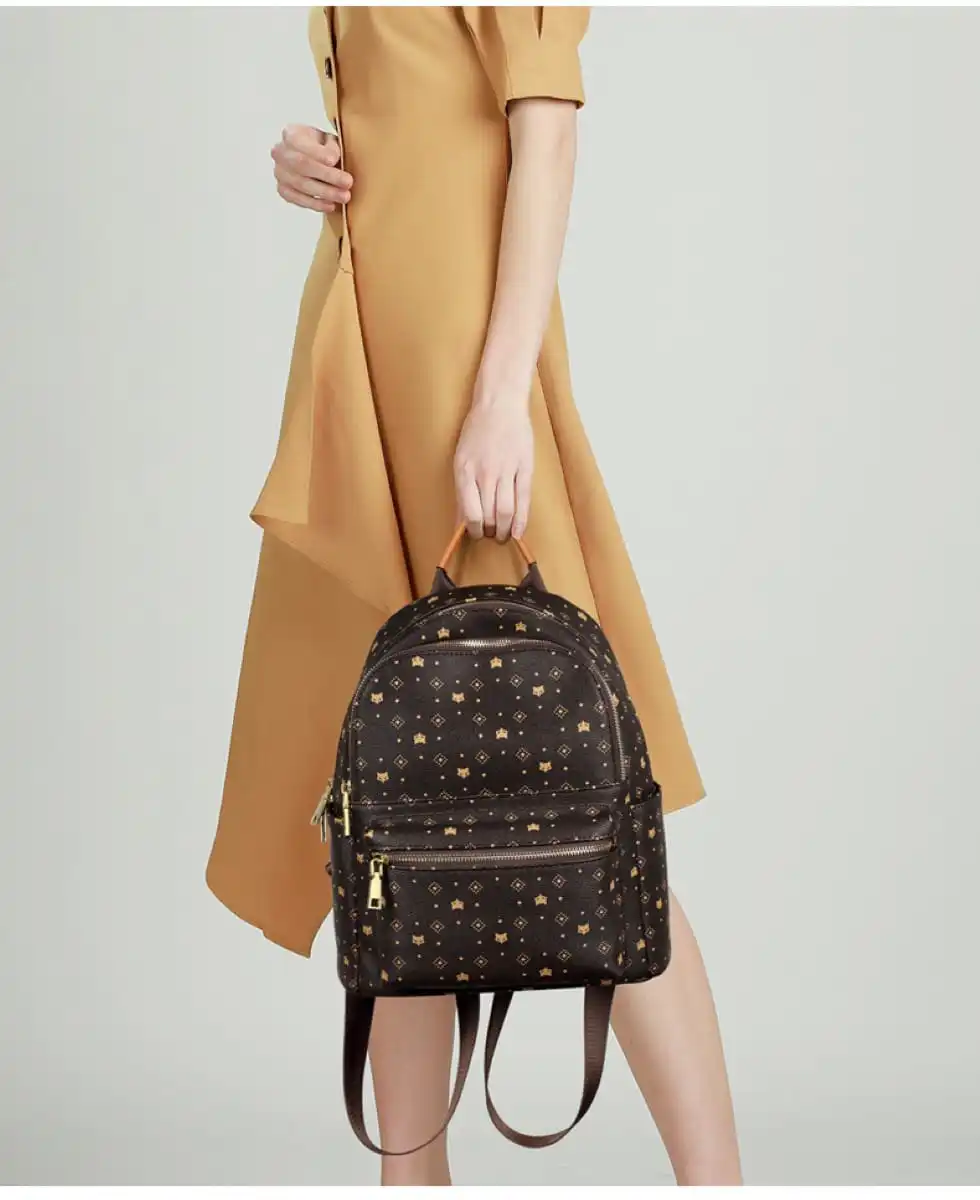 Γυναικείo Σακίδιο Πλάτης PVC Foxer 900165F καφέ