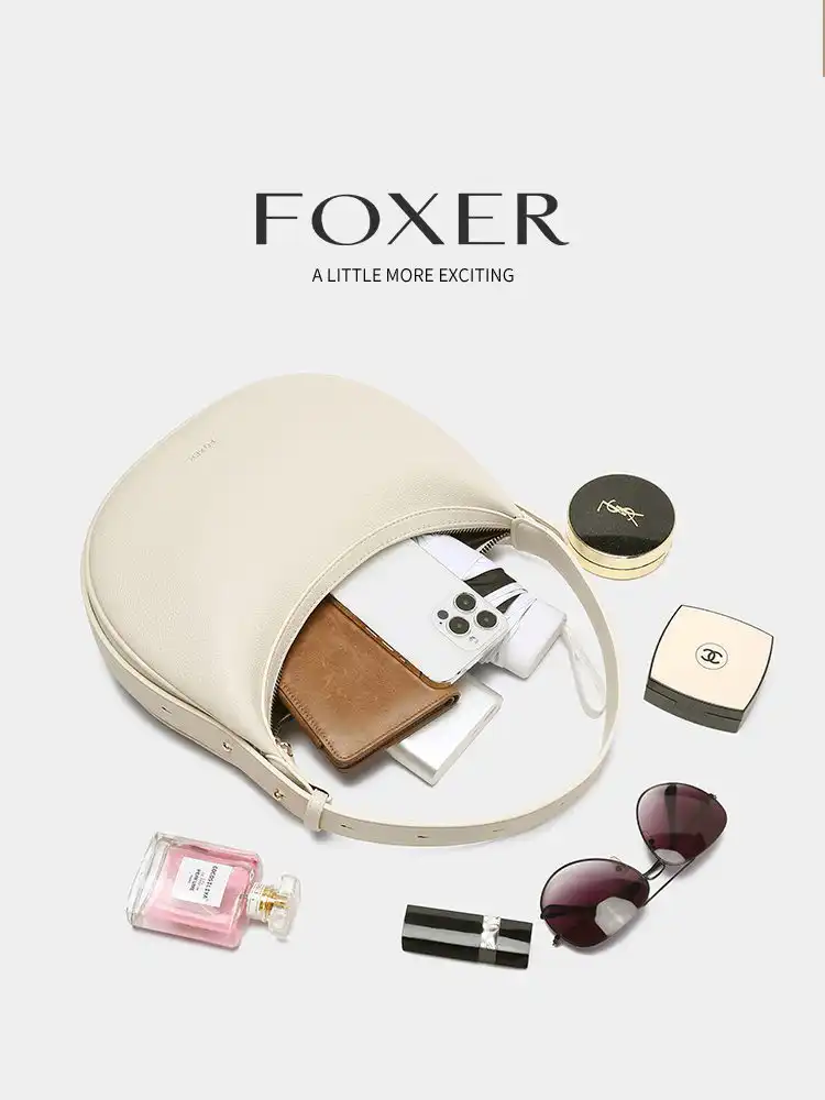 Γυναικεία Τσάντα Χιαστί Ώμου tote Foxer 901155F κρεμ