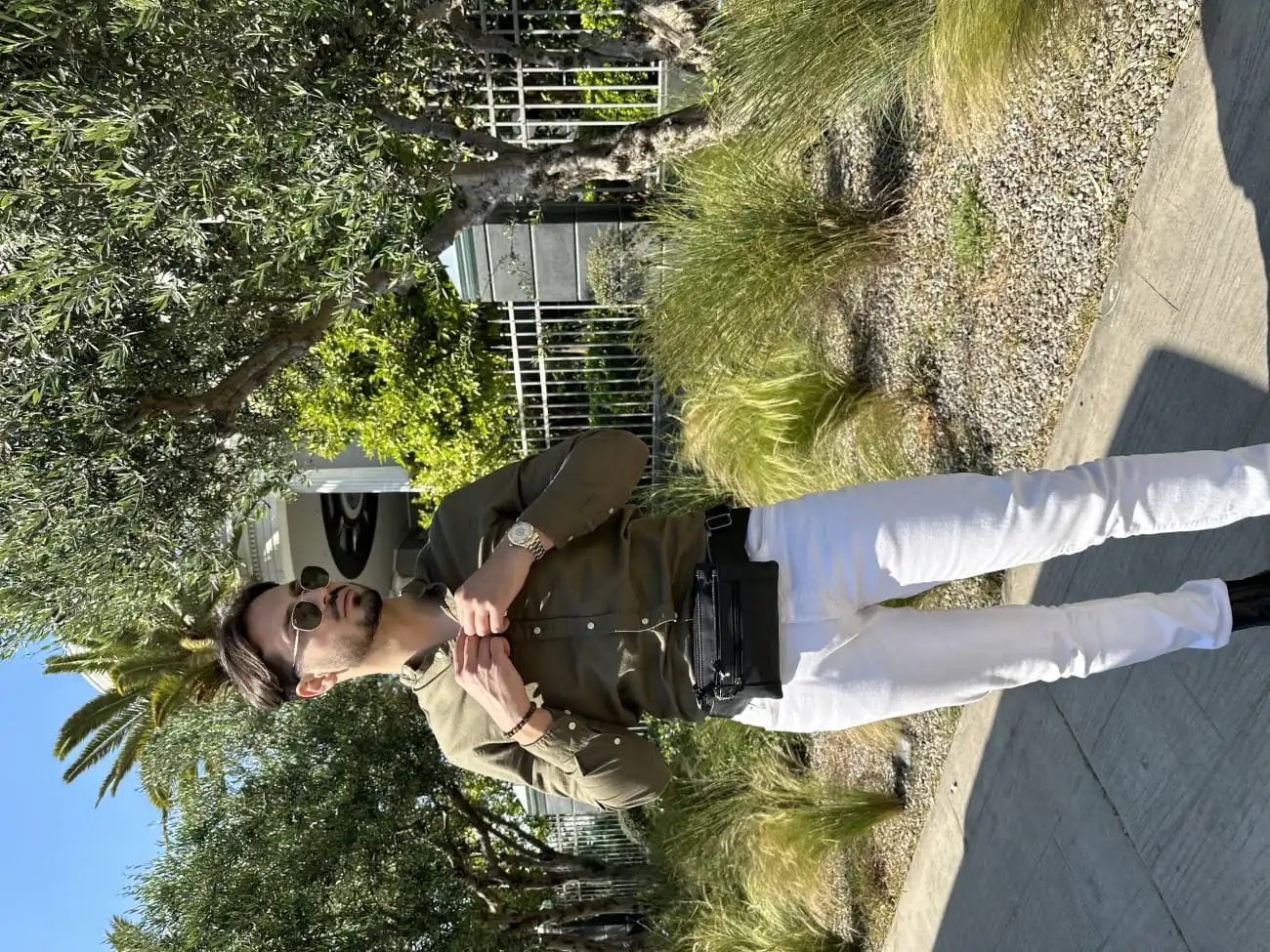 Δερμάτινο τσαντάκι μέσης Cardinal 9012 black