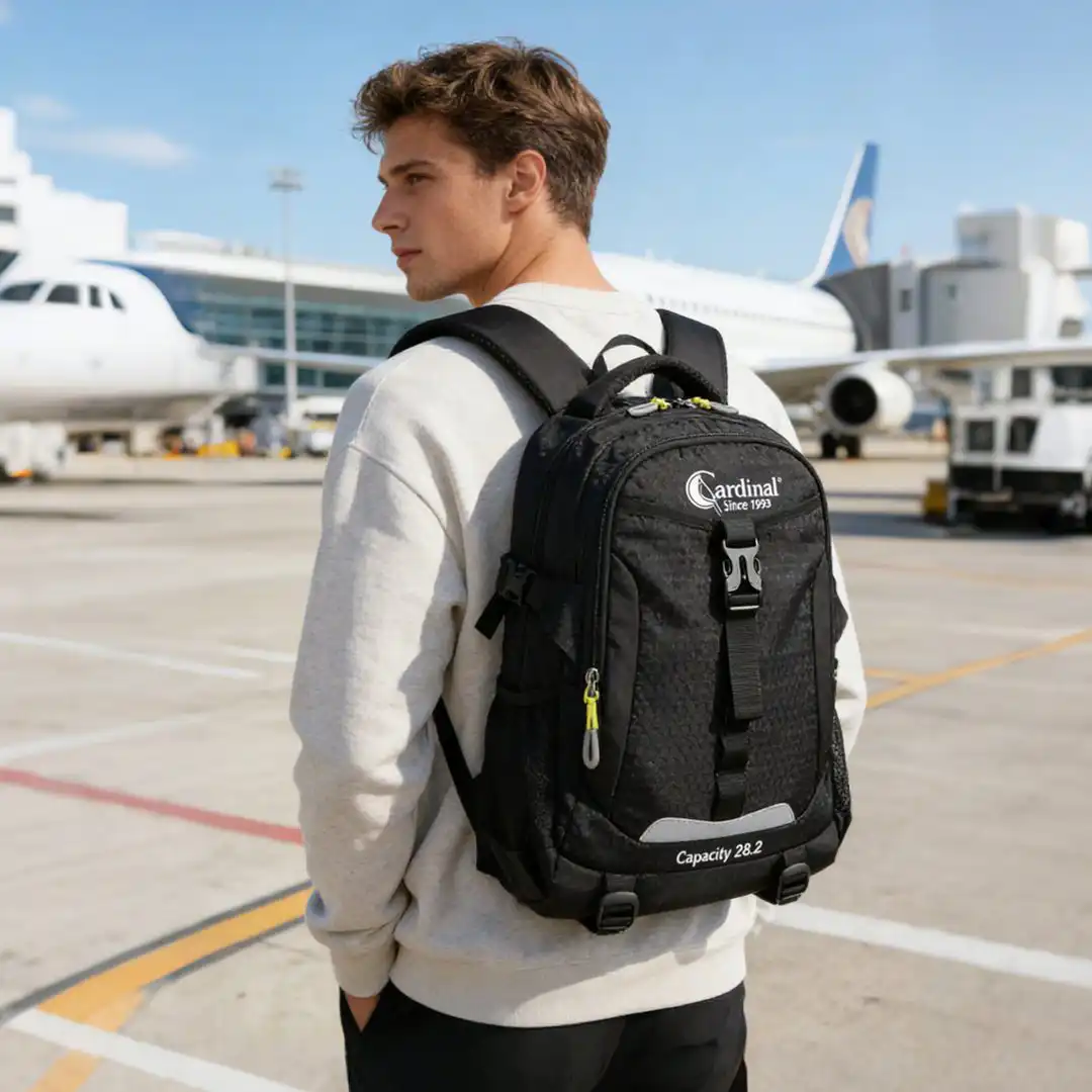 Σακίδιο Πλάτης 40Χ30Χ20 Καμπίνας Cardinal 28L 911 mini μαύρο