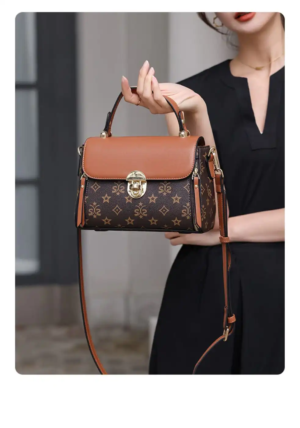 Γυναικεία Τσάντα PVC Χειρός/Ώμου Foxer 9111105F καφέ Γυναικεία Τσάντα PVC Χειρός/Ώμου Foxer 9111105F καφέ