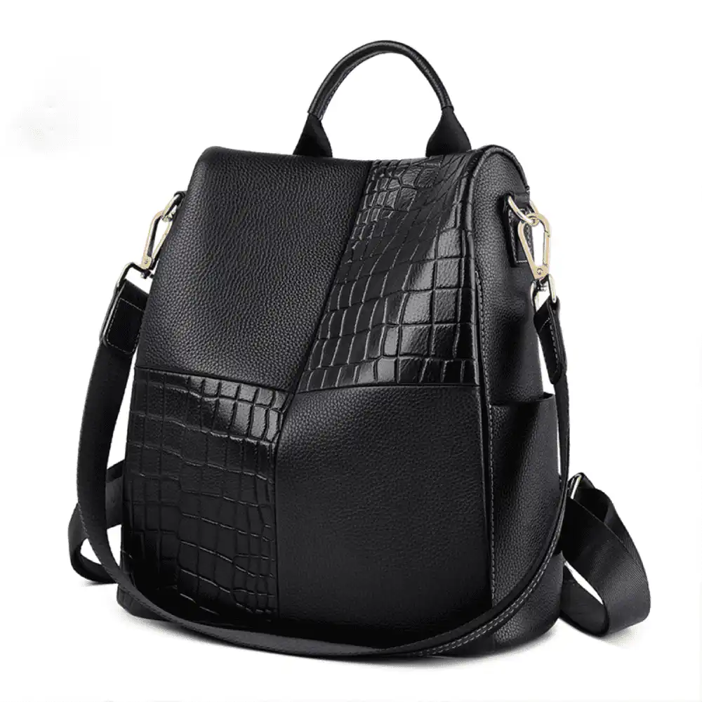 Δερμάτινo Γυναικείo Σακίδιο Πλάτης Foxer 9113V091F μαύρο Δερμάτινo Γυναικείo Σακίδιο Πλάτης Foxer 9113V091F μαύρο