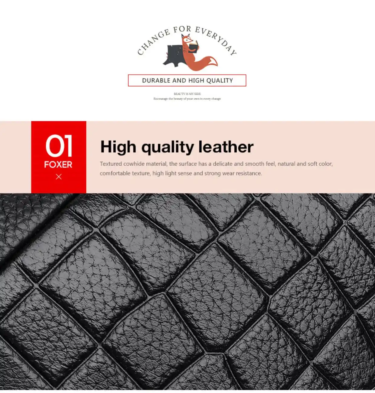 Δερμάτινo Γυναικείo Σακίδιο Πλάτης Foxer 9113V091F μαύρο