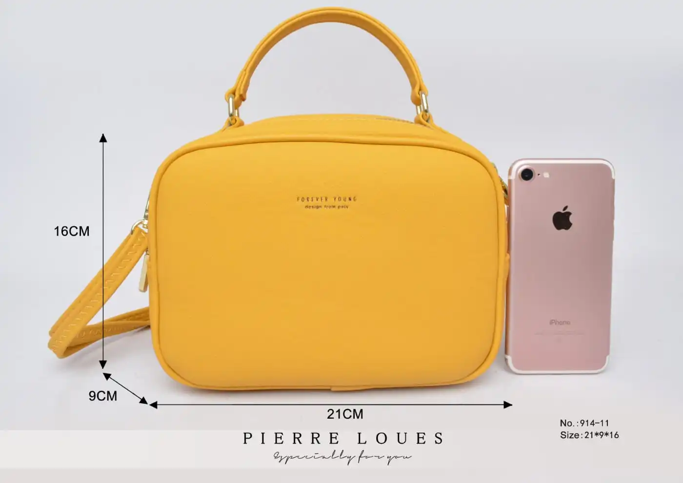 Γυναικεία Τσάντα Χιαστί/Χειρός Pierre Loues 914-11 μαύρο