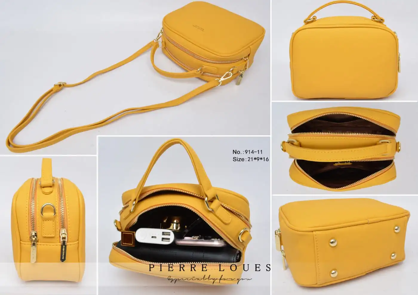 Γυναικεία Τσάντα Χιαστί/Χειρός Pierre Loues 914-11 μαύρο