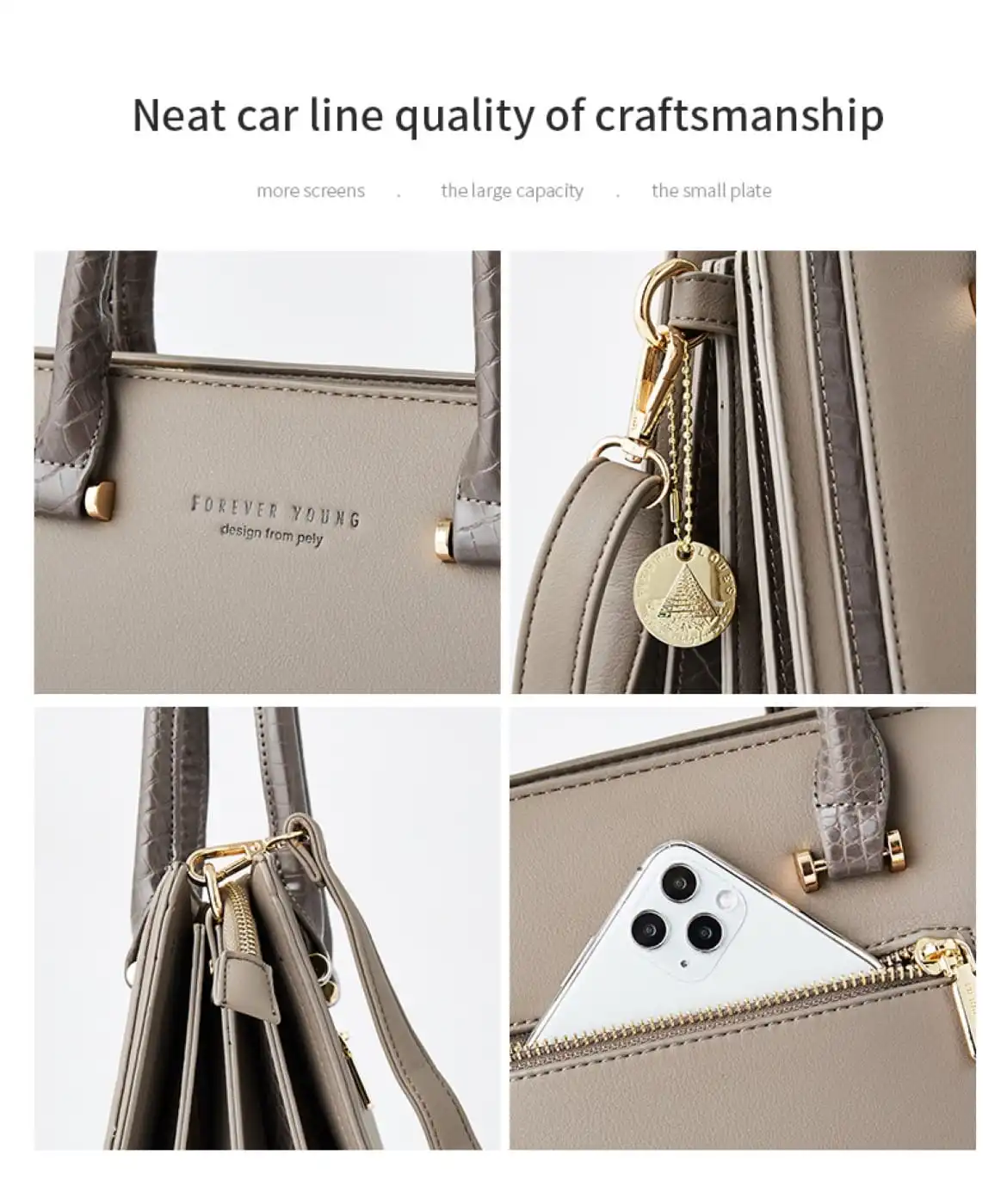 Γυναικεία Τσάντα Χιαστί/χειρός Pierre Loues 914-80 καφέ