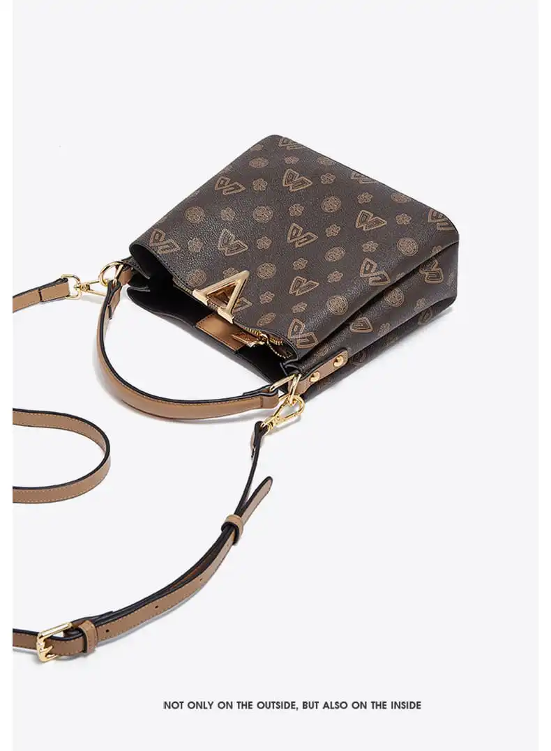 Γυναικεία Τσάντα PVC Χιαστί/Χειρός Foxer 9140150F καφέ