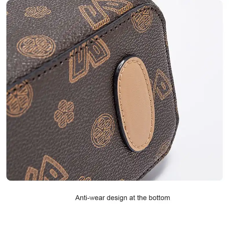 Γυναικεία Τσάντα PVC Χιαστί/Χειρός Foxer 9140150F καφέ