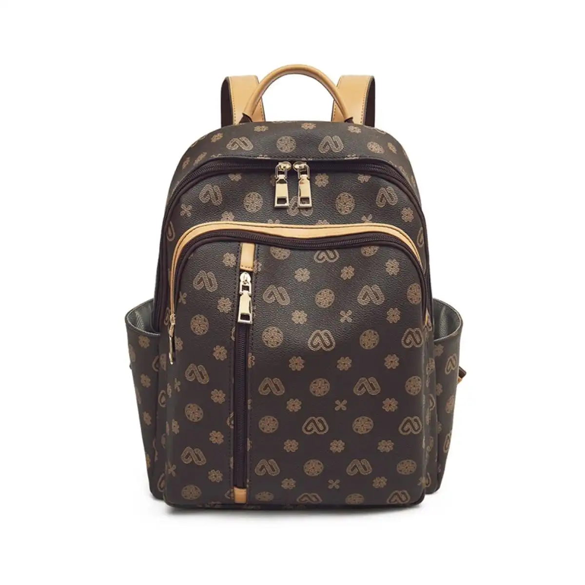 Γυναικείo Σακίδιο Πλάτης PVC Laorentou 9140156L καφέ Γυναικείo Σακίδιο Πλάτης PVC Laorentou 9140156L καφέ