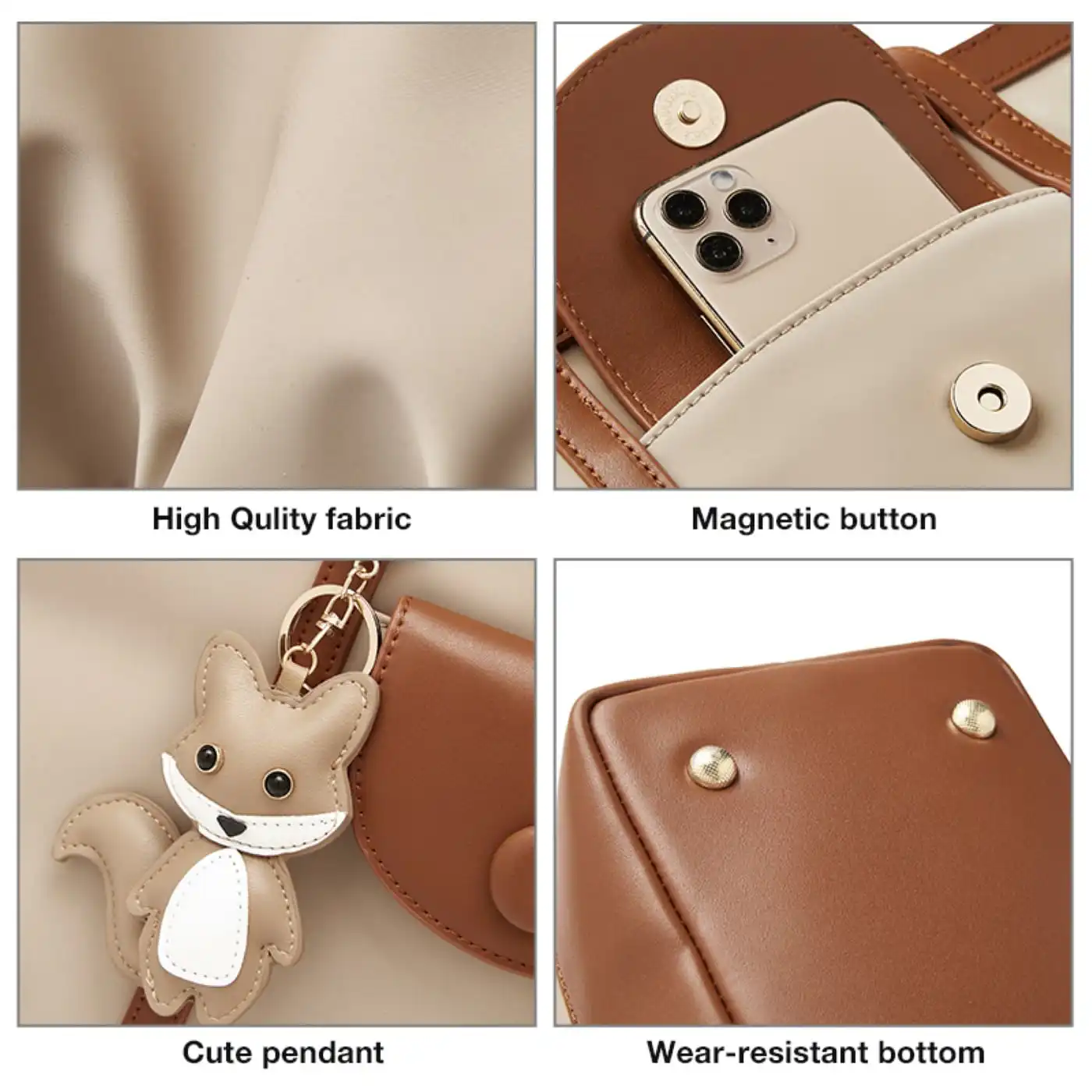 Γυναικεία Τσάντα Shopper 'Ωμου Foxer 9151041F μπέζ/καφέ