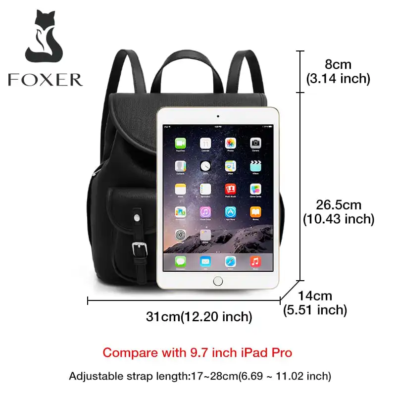 Σακίδιο Πλάτης Foxer 9151129F μαύρο