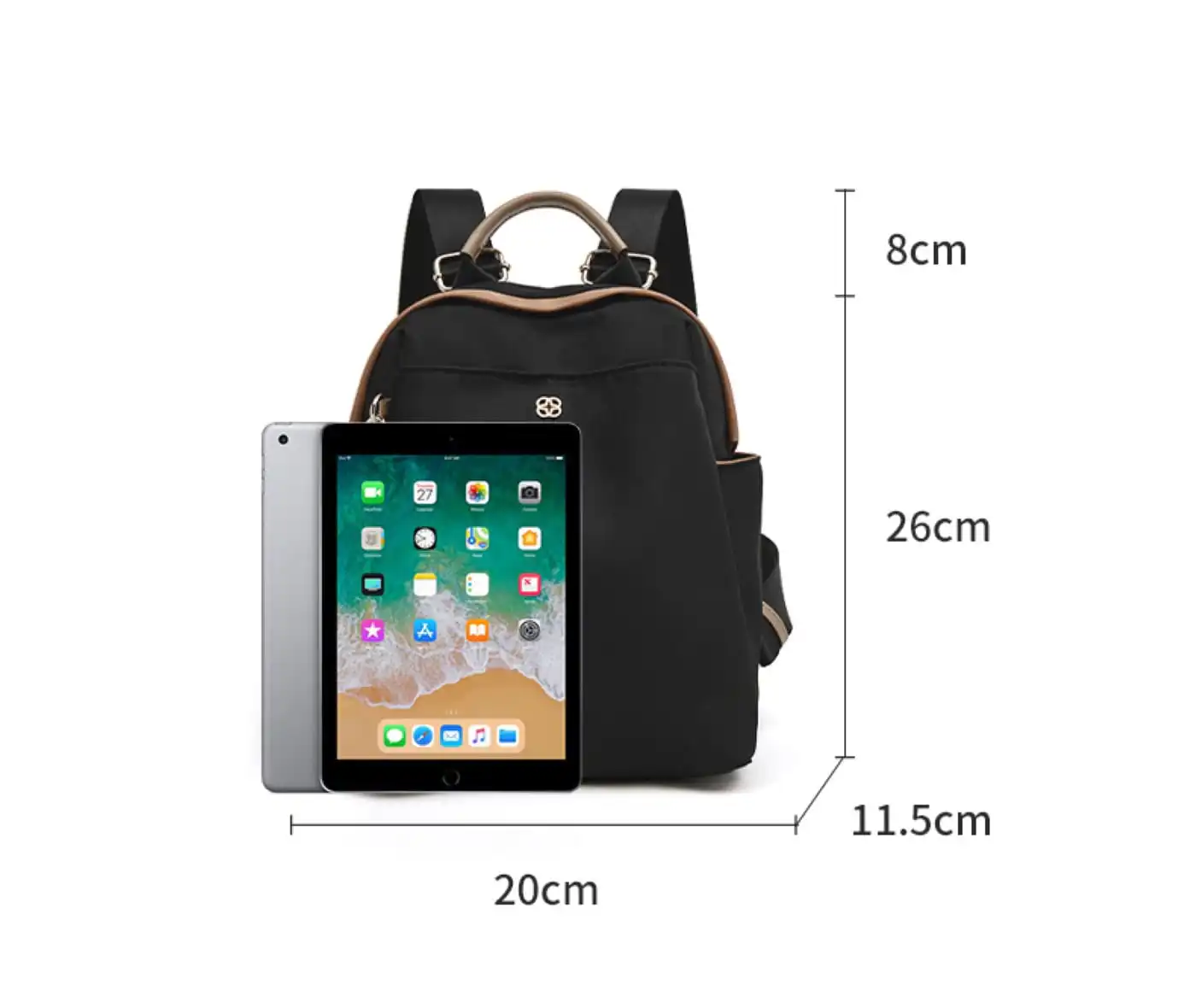 Σακίδιο Πλάτης Foxer 9151130F μαύρο