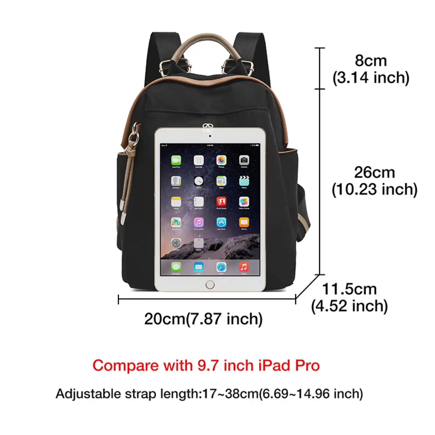 Σακίδιο Πλάτης Foxer 9151130F μαύρο