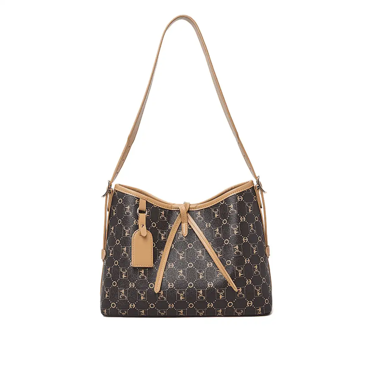 Γυναικεία Τσάντα PVC Χιαστί Ώμου Foxer 9151164F καφέ Γυναικεία Τσάντα PVC Χιαστί Ώμου Foxer 9151164F καφέ