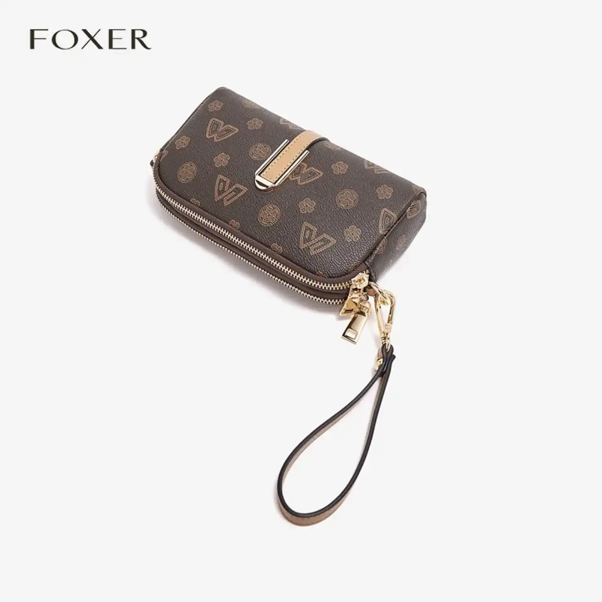 Γυναικεία Τσάντα PVC Χιαστί Foxer 9158064F καφέ