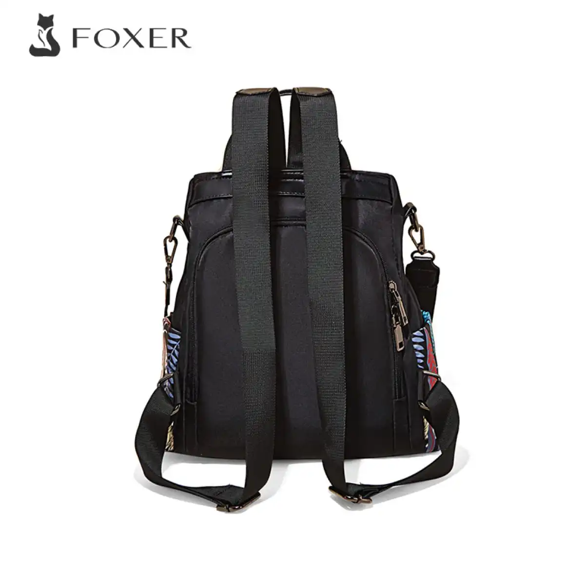 Σακίδιο Πλάτης Foxer 9158086F μαύρο