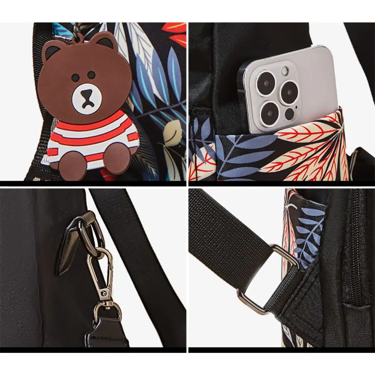 Σακίδιο Πλάτης Foxer 9158086F μαύρο