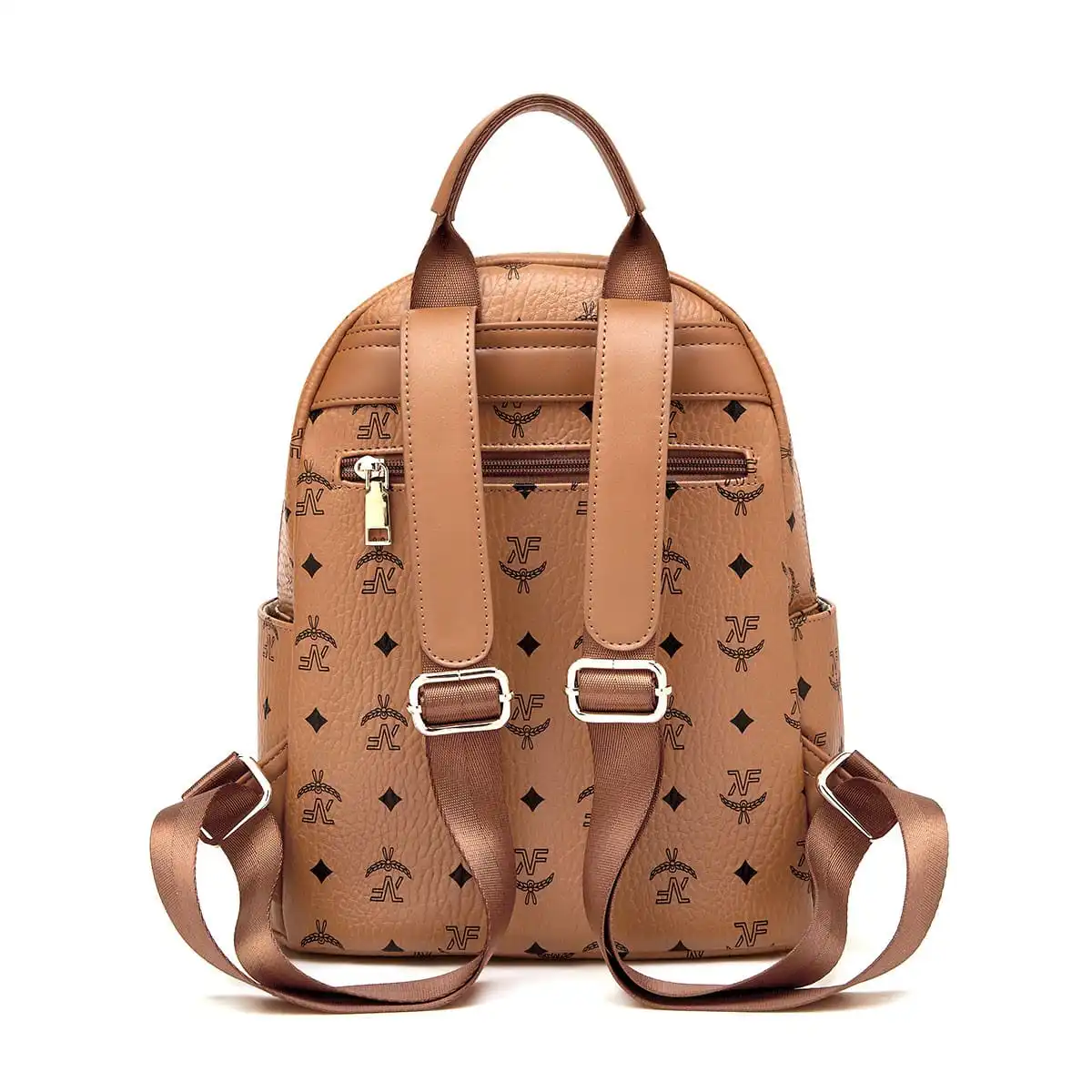 Γυναικείo Σακίδιο Πλάτης PVC Foxer 9158129F καφέ